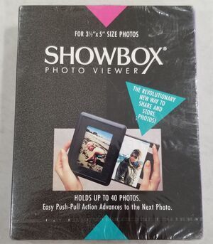 Vintage Burnes of Boston Photo Accessory 1991 35mm photo Storage display NOS